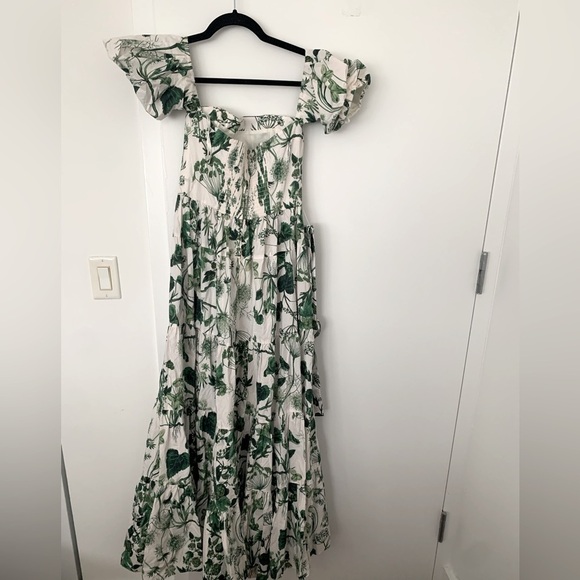 Cara Cara Wethersfield Dress gown in whimsical olive - Picture 7 of 10